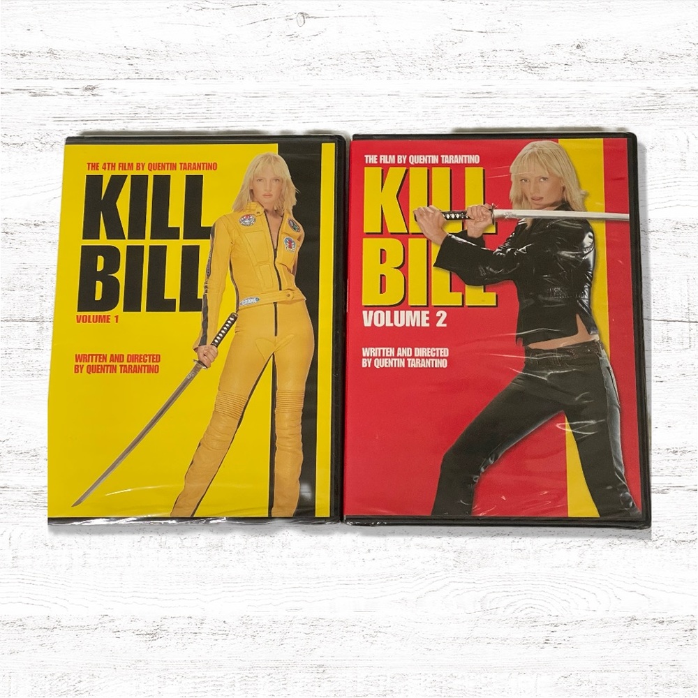 Kill Bill DVDs Volume 1 & 2
